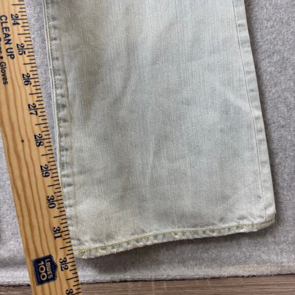 NWT Express Jeans Flare Leg Women’s Sz 8 Vintage Bleach Wash Cotton Western Boho - Picture 10 of 15